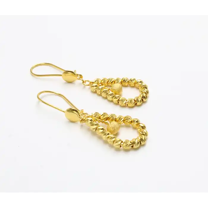 14 Ayar Dorikalı Küpe