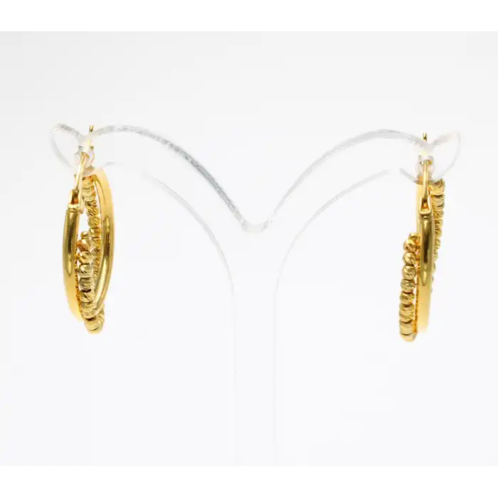 14 Ayar Dorikalı Küpe