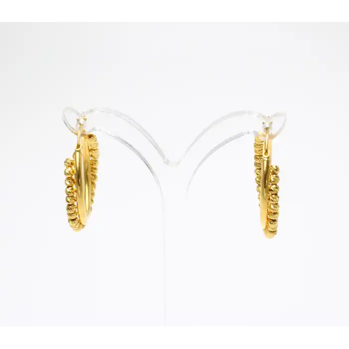 14 Ayar Dorikalı Küpe