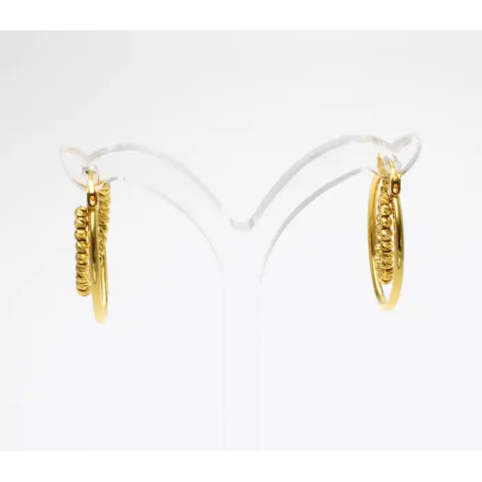 14 Ayar Dorikalı Küpe