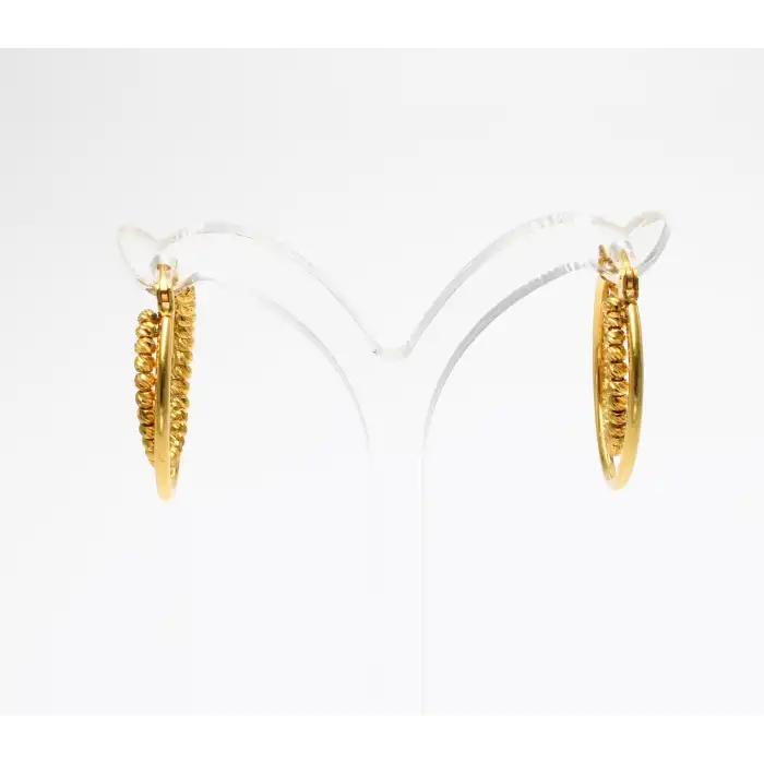 14 Ayar Dorikalı Küpe