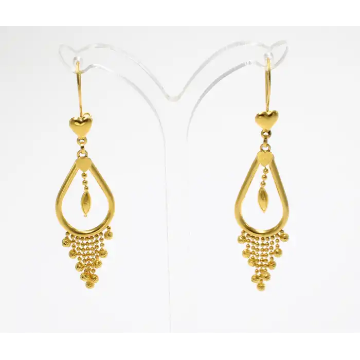 14 Ayar Dorikalı Küpe