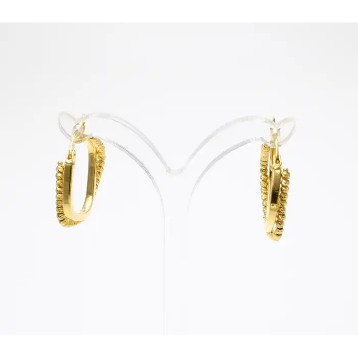 14 Ayar Dorikalı Küpe