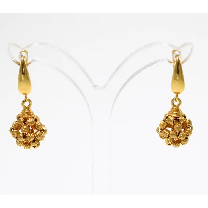 14 Ayar Dorikalı Küpe