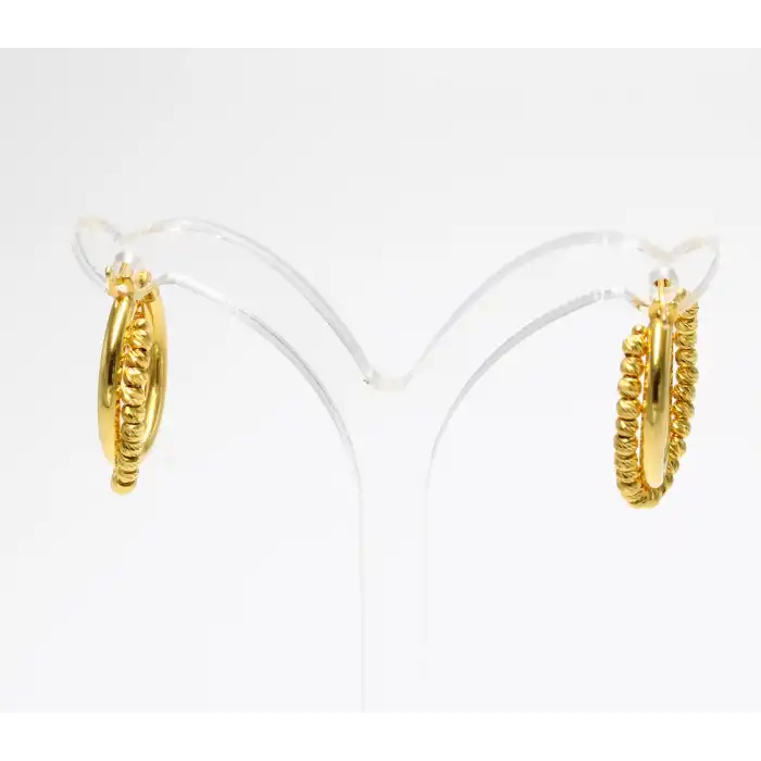 14 Ayar Dorikalı Küpe