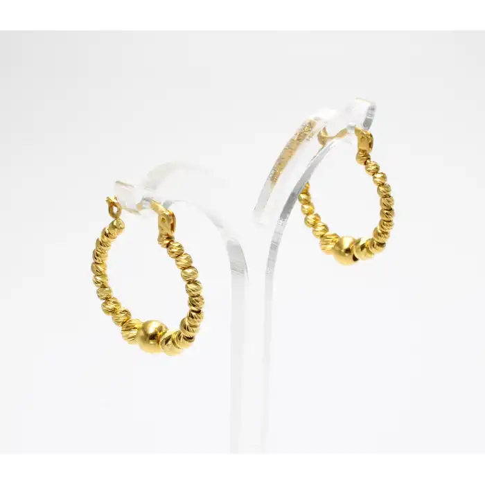 14 Ayar Dorikalı Küpe