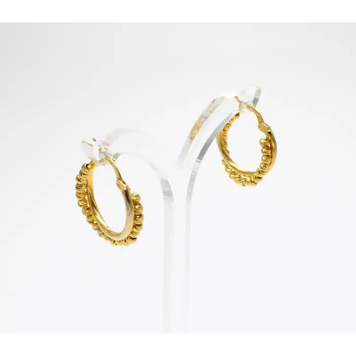 14 Ayar Dorikalı Küpe