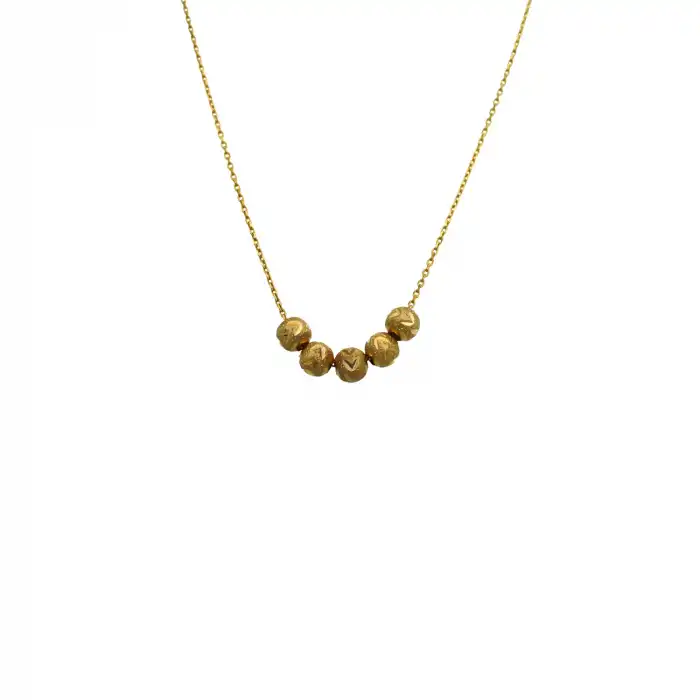 14 Ayar Dorikalı Minimal Kolye