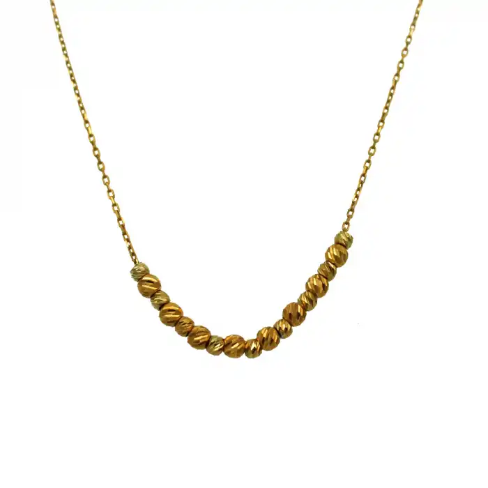 14 Ayar Dorikalı Minimal Kolye