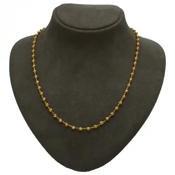 14 Ayar Dorkialı Minimal Kolye