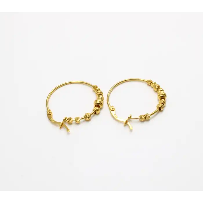 14 Ayar Drorikalı Küpe