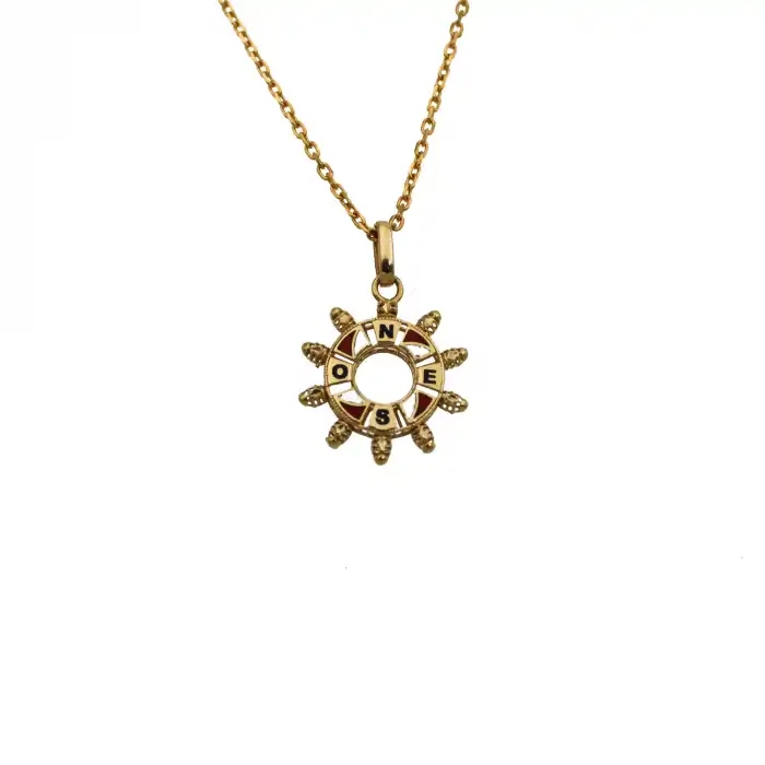 14 Ayar Dümen Minimal Kolye