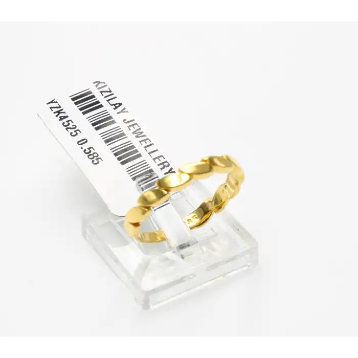 14 Ayar Pullu Yüzük