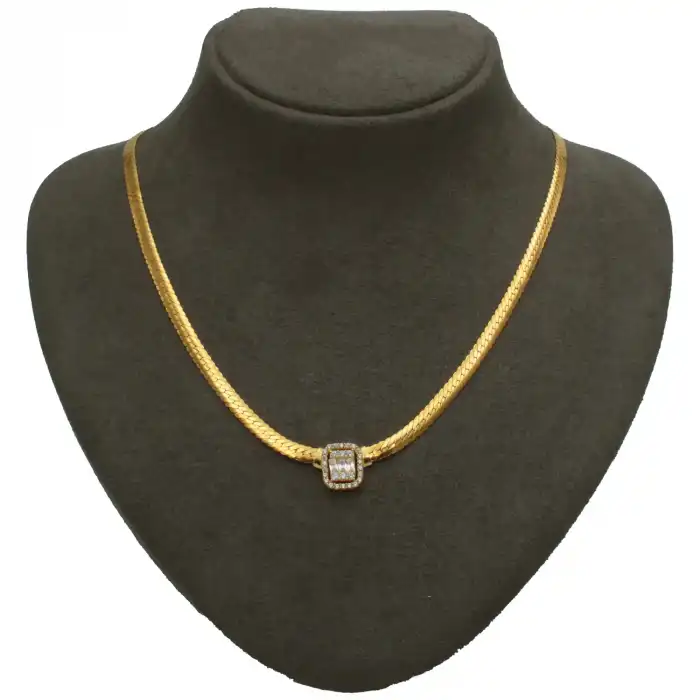 14 Ayar Ezme Gurmet Baget Kolye