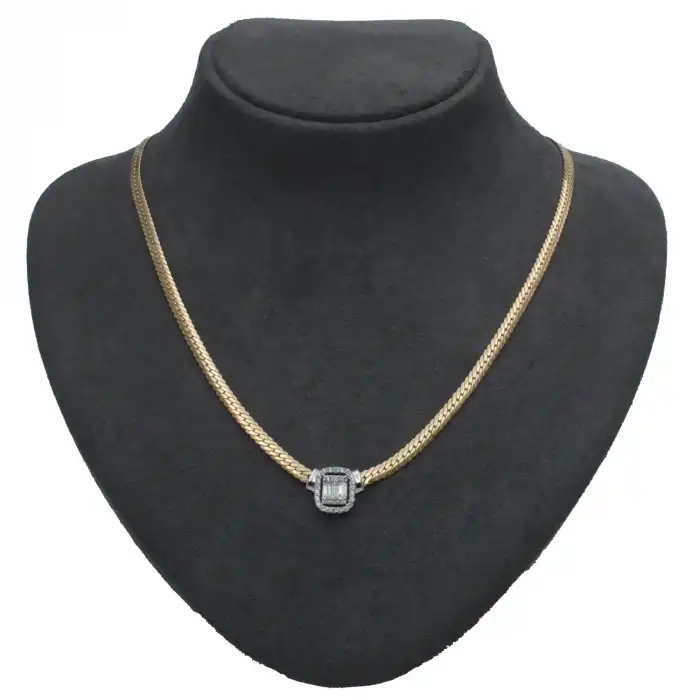 14 Ayar Ezme Gurmet Baget Kolye