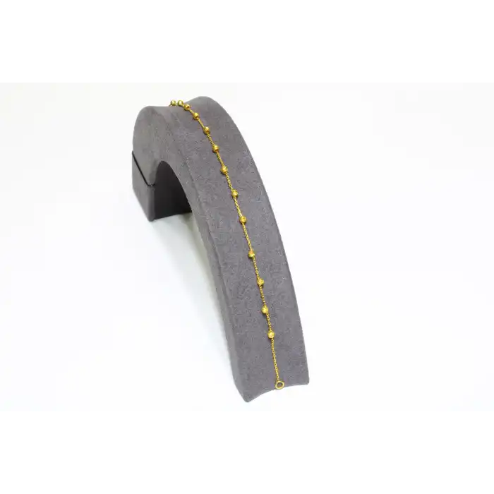 14 Ayar Gerçek Altın Dorikalı Bileklik