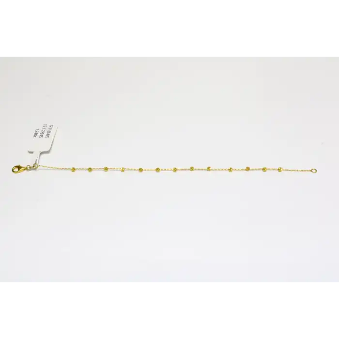 14 Ayar Gerçek Altın Dorikalı Bileklik