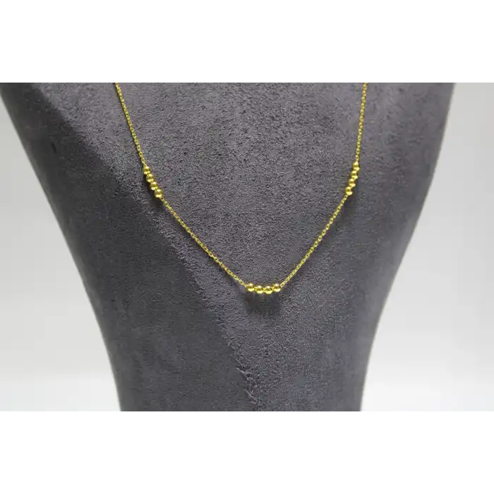 14 Ayar Gerçek Altın Dorikalı Zincir