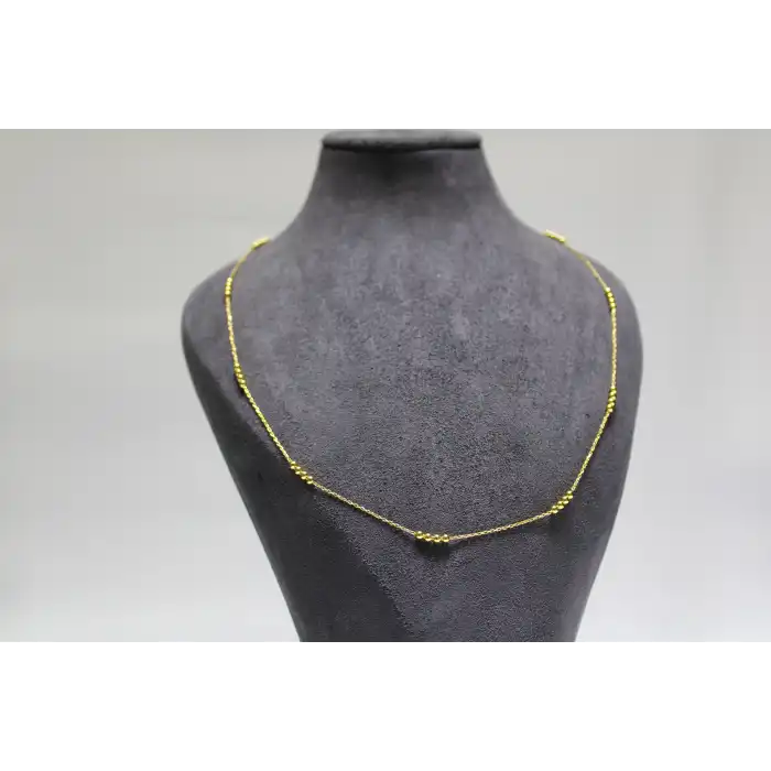 14 Ayar Gerçek Altın Dorikalı Zincir