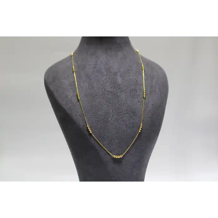 14 Ayar Gerçek Altın Dorikalı Zincir