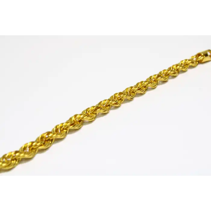 14 Ayar Gerçek Altın Halat Künye