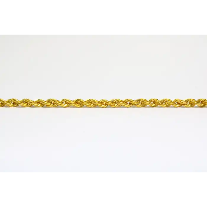 14 Ayar Gerçek Altın Halat Künye