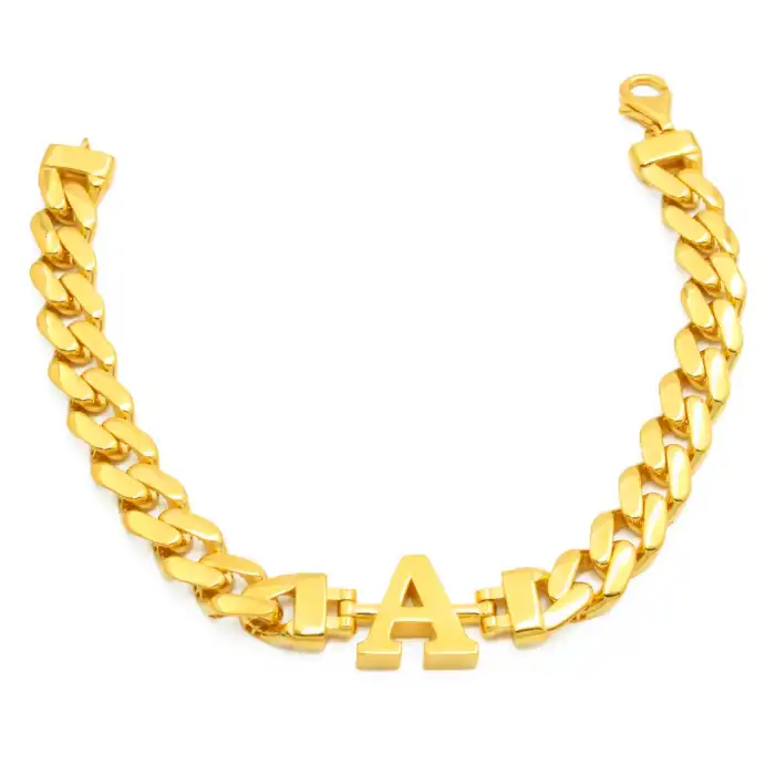 14 Ayar Gurmet Harf Bileklik