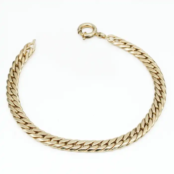 14 Ayar Gurmet Sığ Bileklik