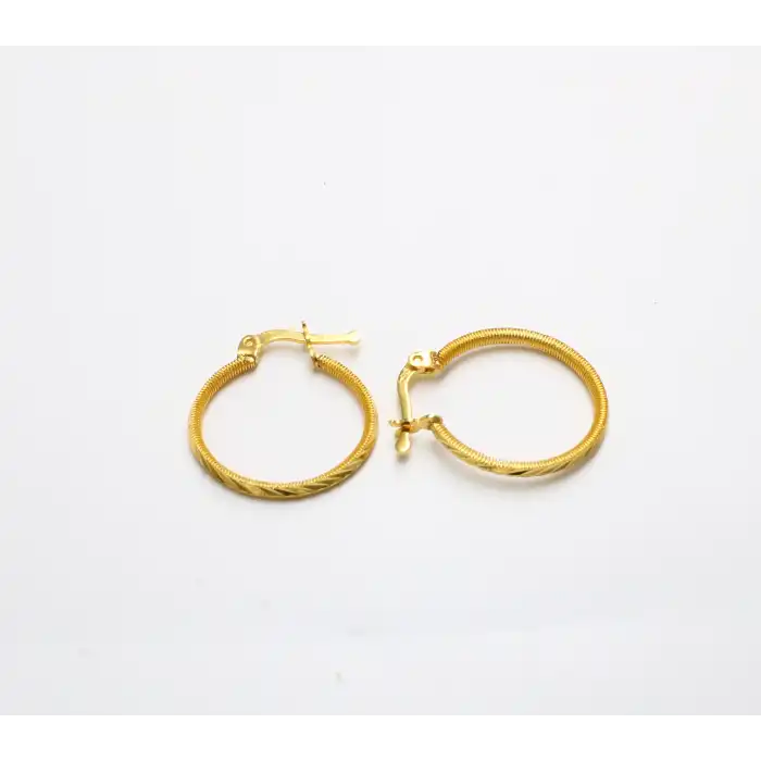 14 Ayar Halka Ajda Küpe