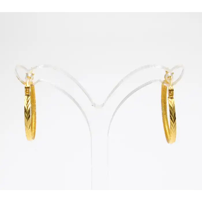 14 Ayar Halka Ajda Küpe