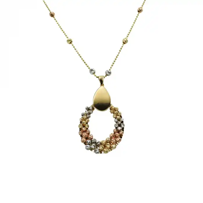 14 Ayar Halka Dorika Kolye