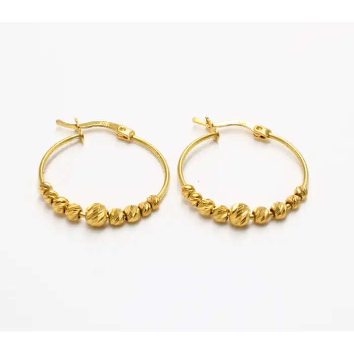 14 Ayar Halka Dorikalı Küpe