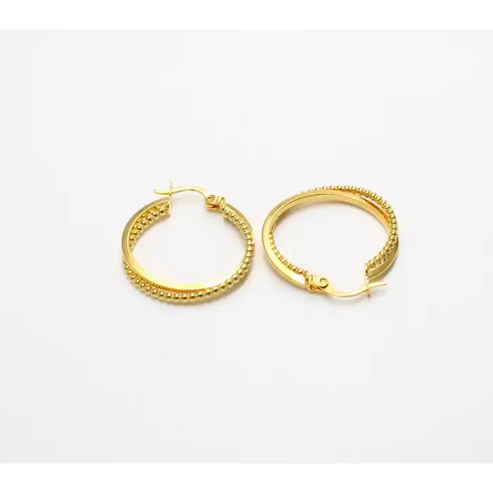 14 Ayar Halka Dorikalı Küpe