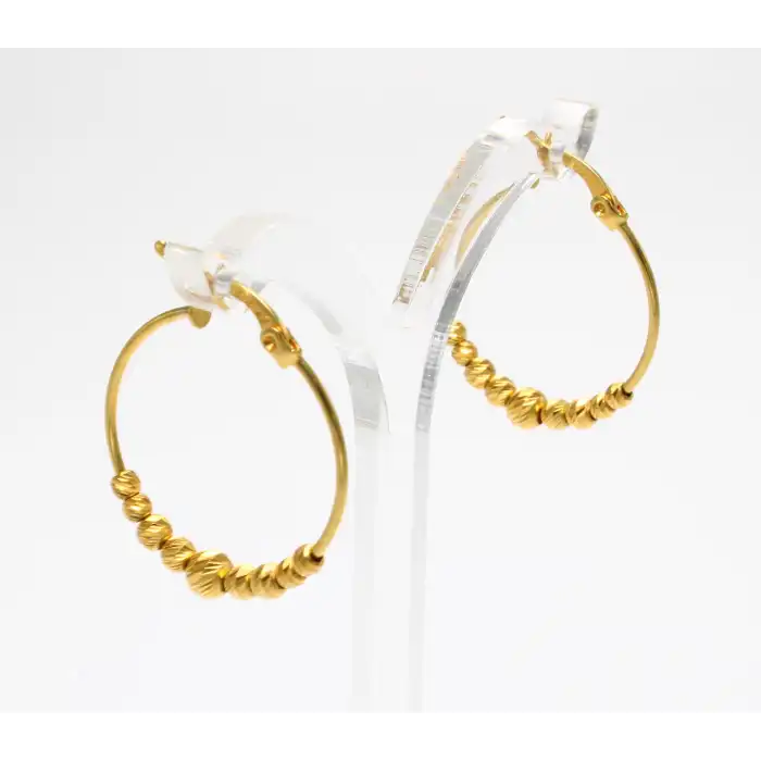 14 Ayar Halka Dorikalı Küpe