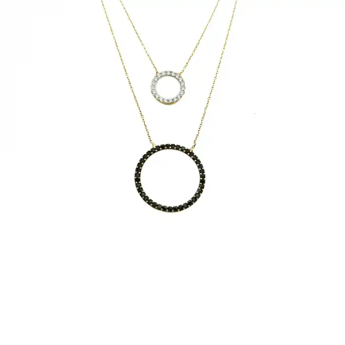 14 Ayar Halka Minimal Kolye