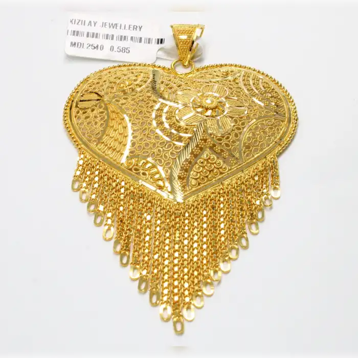 14 Ayar Hint Kolye Ucu