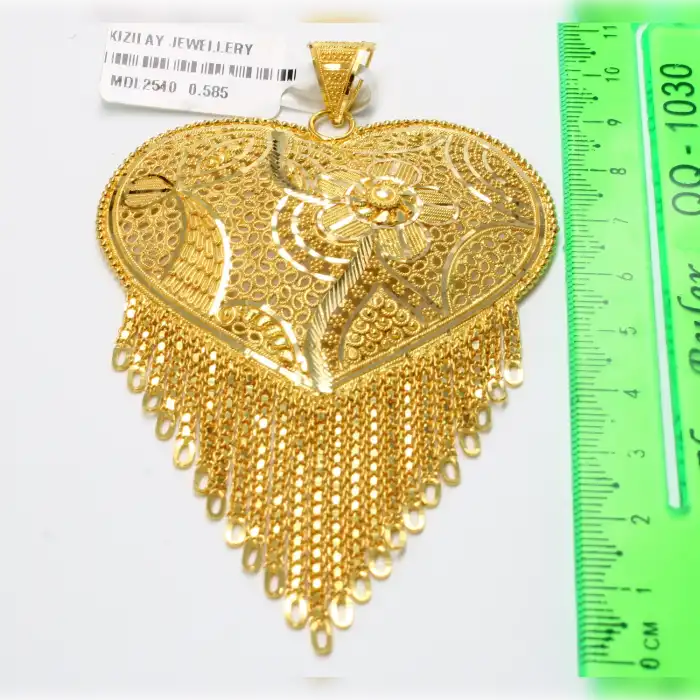 14 Ayar Hint Kolye Ucu