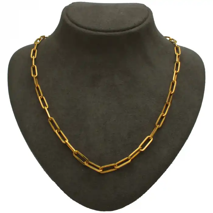 14 Ayar Ince Zincir Kolye