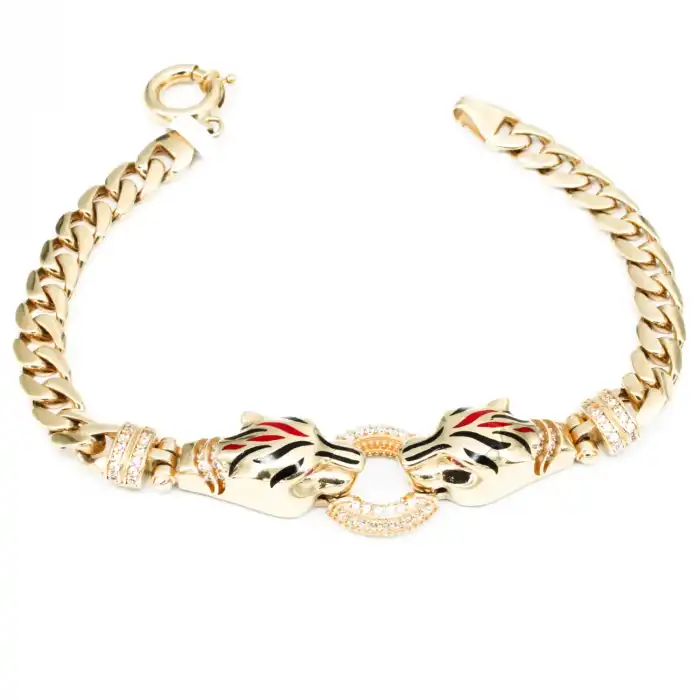 14 Ayar Jaguar Halka Bileklik