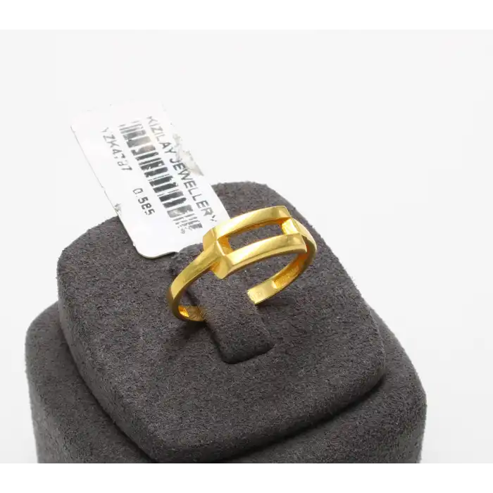 14 Ayar Kaburga Yüzük