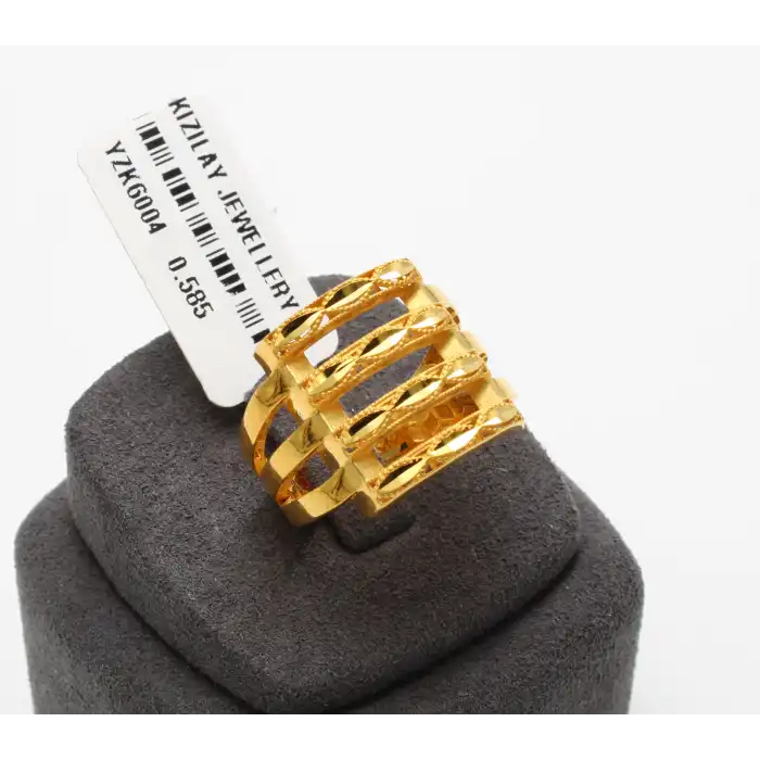 14 Ayar Kaburga Yüzük