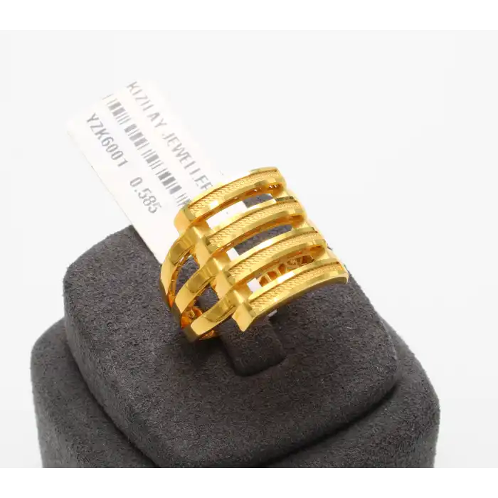 14 Ayar Kaburga Yüzük