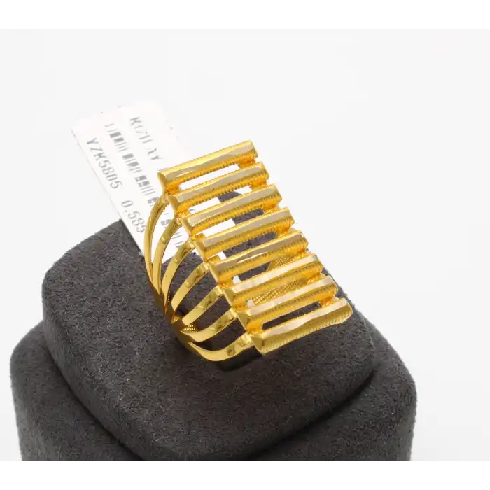 14 Ayar Kaburga Yüzük