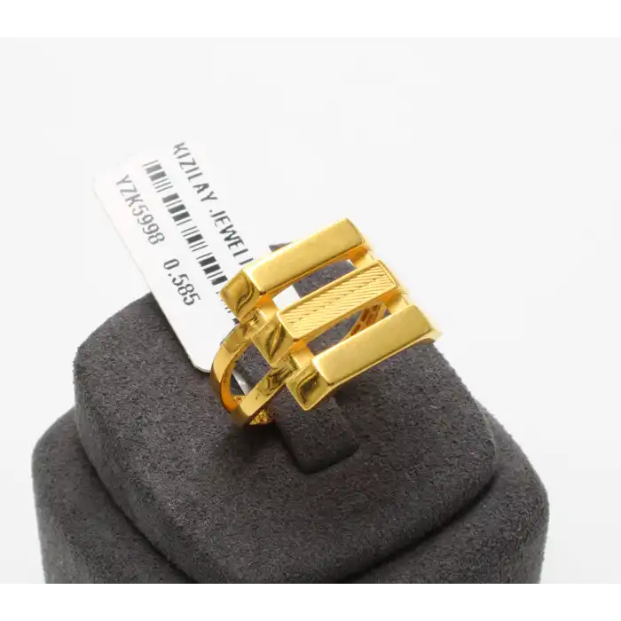 14 Ayar Kaburga Yüzük