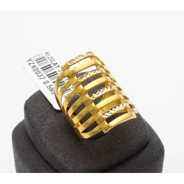 14 Ayar Kaburga Yüzük