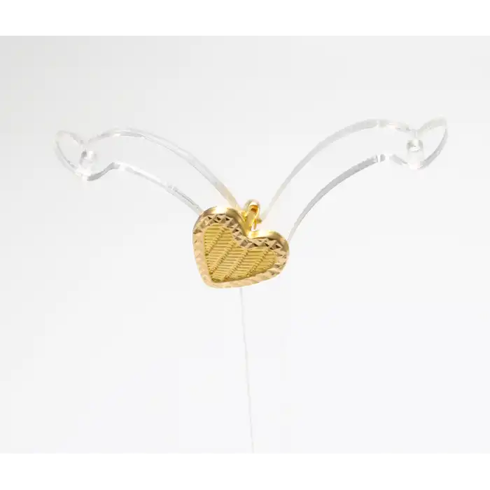 14 Ayar Kalp Model Küpe