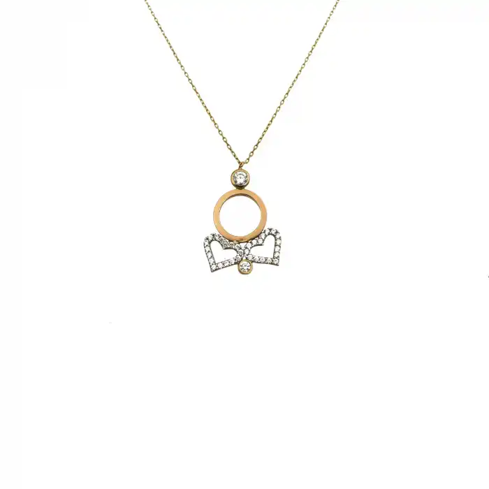 14 Ayar Kalpli Minimal Kolye