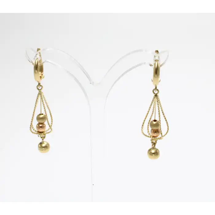 14 Ayar Kandil Model Küpe