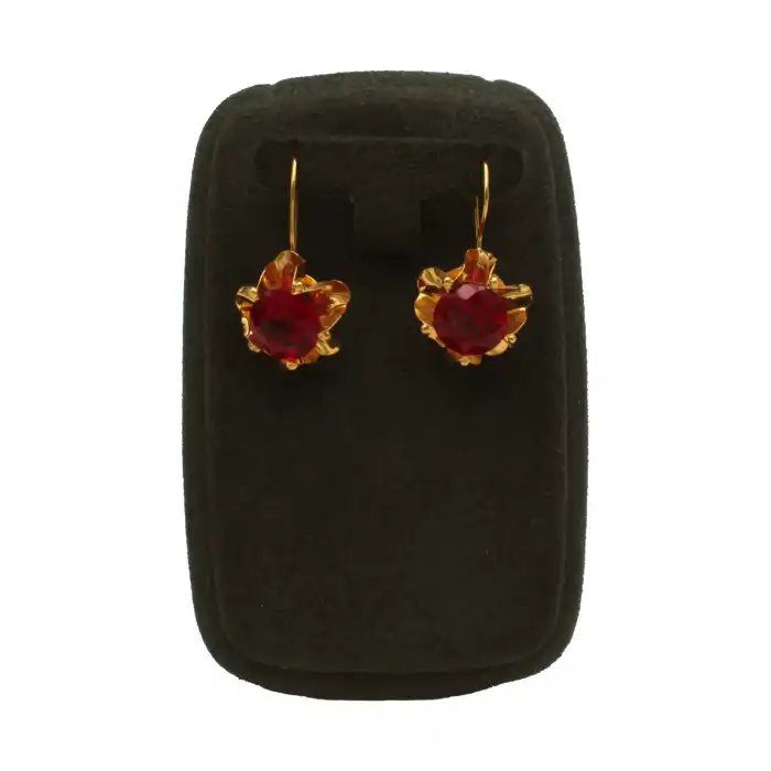 14 Ayar Kırmızı Akik Set