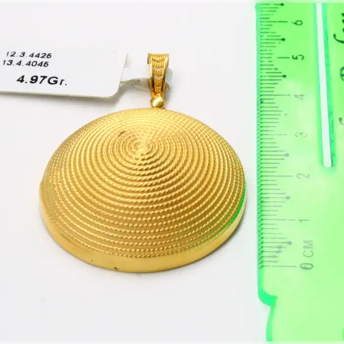 14 Ayar Kubbe Model Kolye Ucu